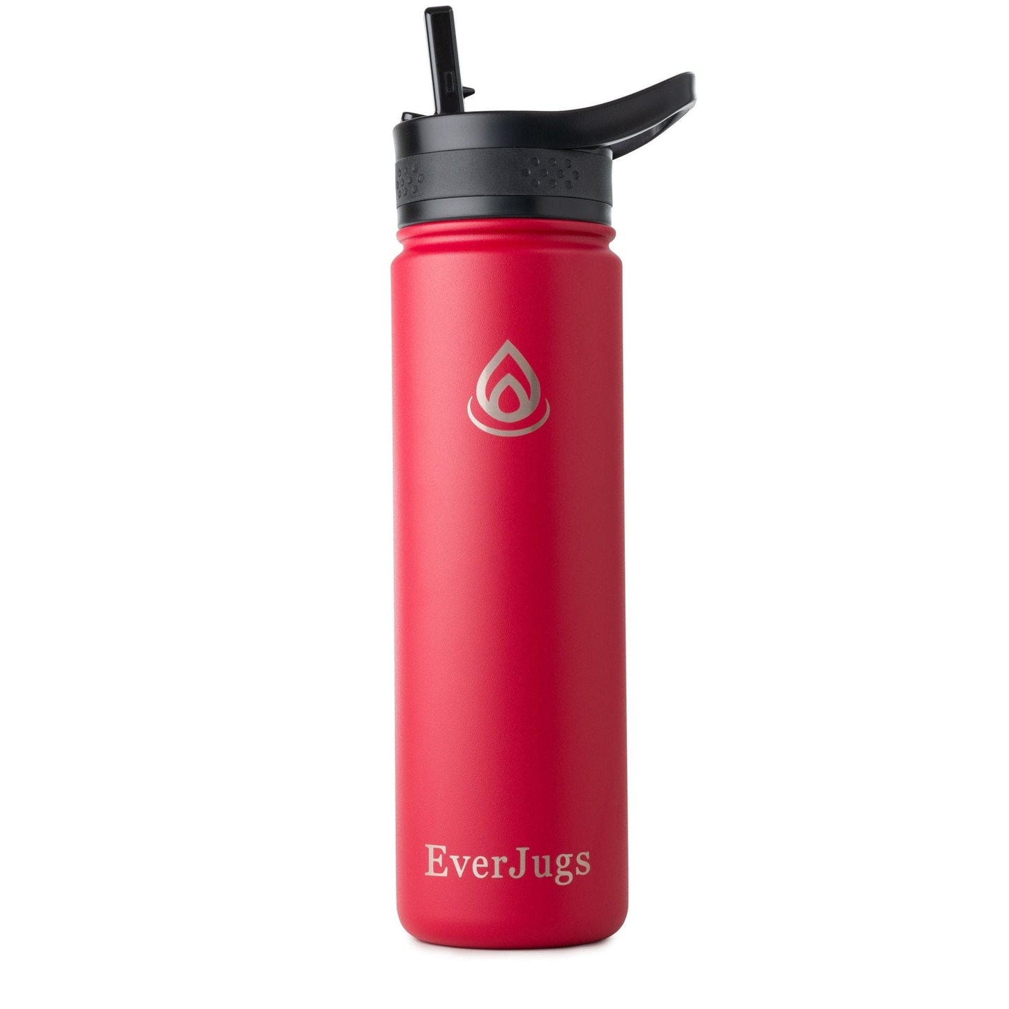 22 Oz Wide Mouth with Straw Lid Bottle - EverJugs