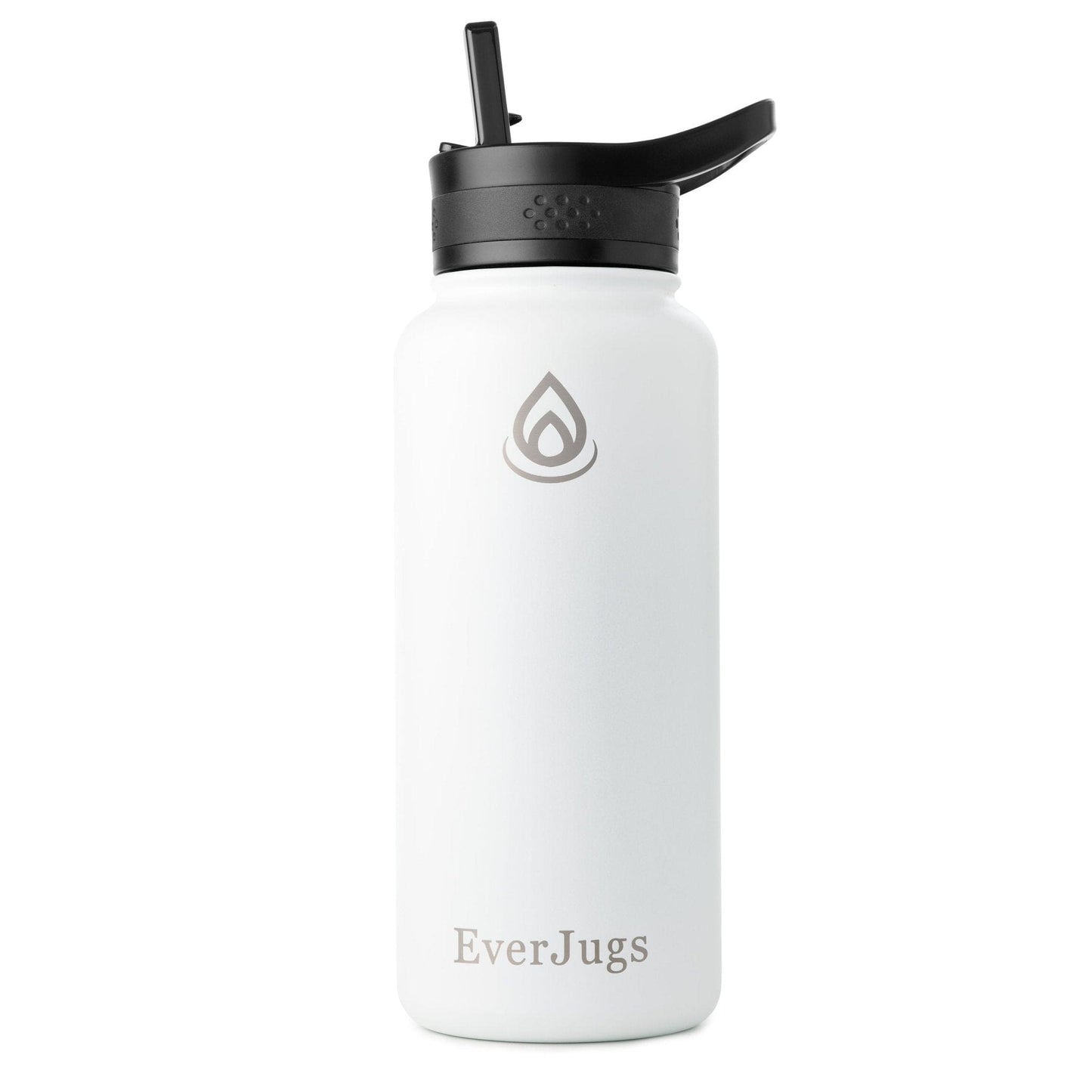 32 Oz Wide Mouth with Straw Lid Bottle - EverJugs