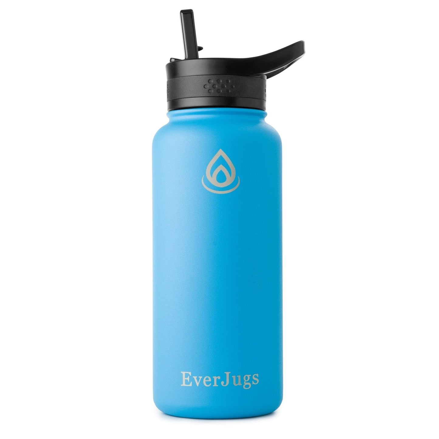 32 Oz Wide Mouth with Straw Lid Bottle - EverJugs