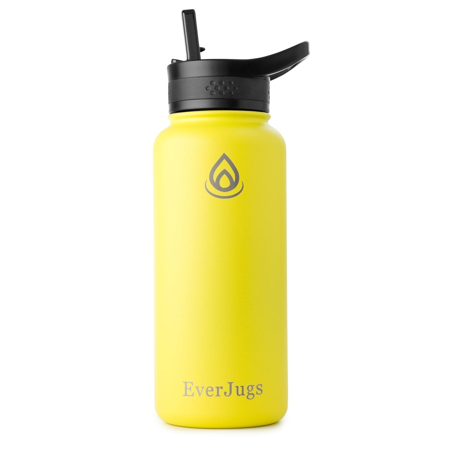 32 Oz Wide Mouth with Straw Lid Bottle - EverJugs
