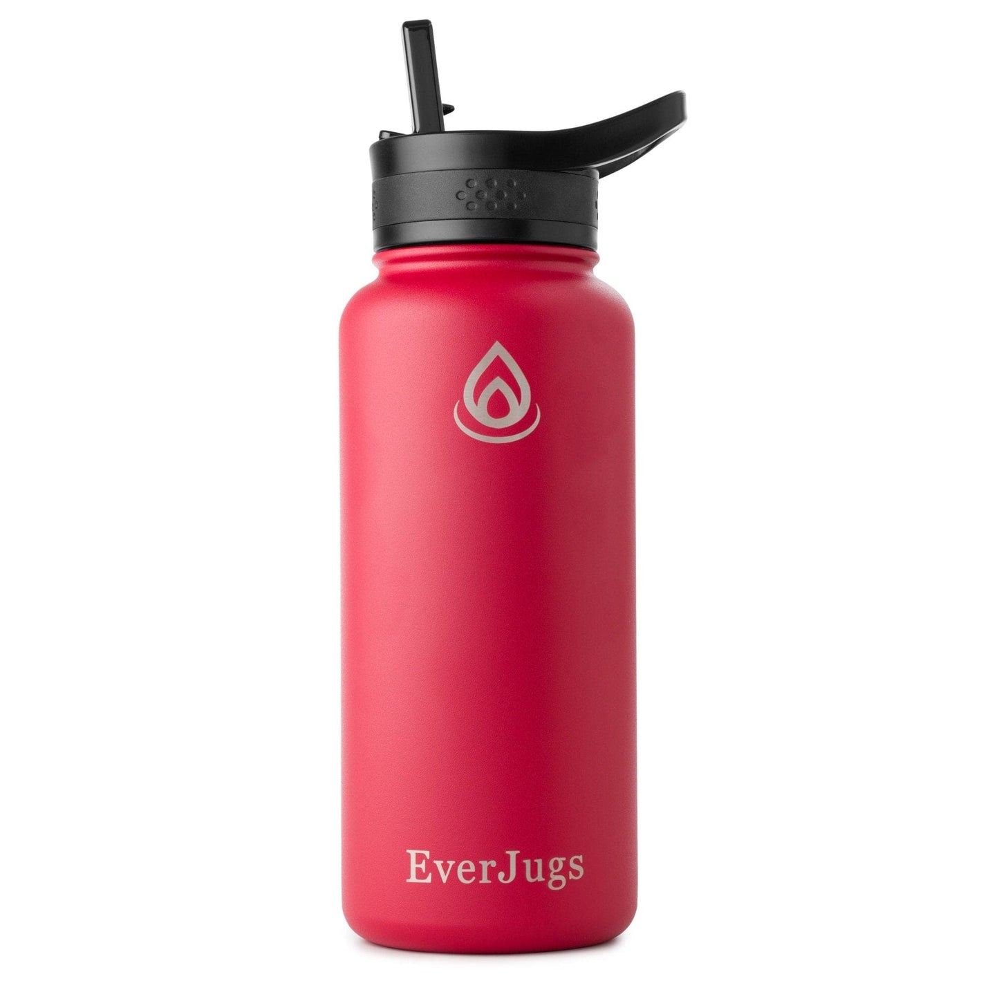 32 Oz Wide Mouth with Straw Lid Bottle - EverJugs
