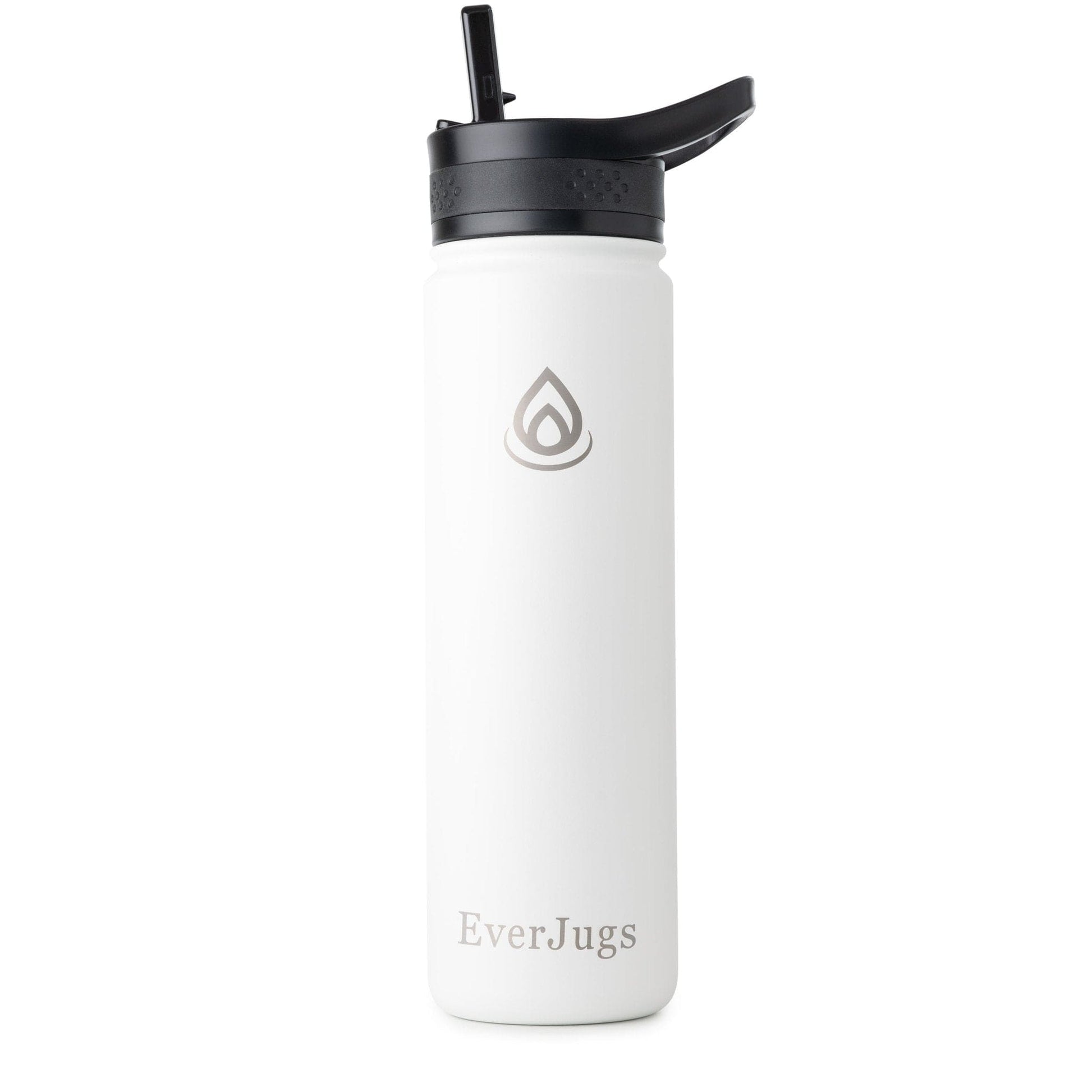22 Oz Wide Mouth with Straw Lid Bottle - EverJugs