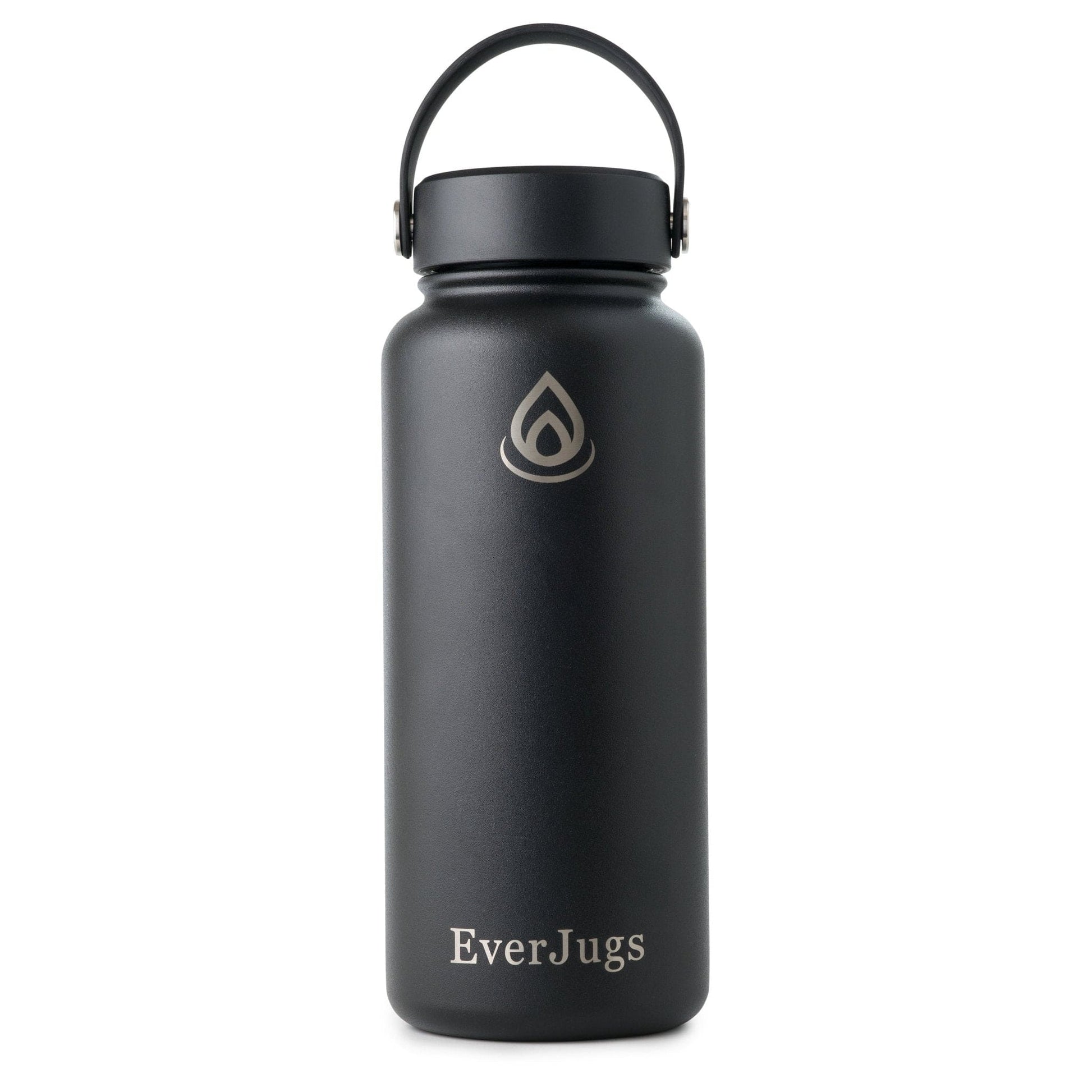 32 oz Glass Water Bottle with Stainless Steel Cap (2nd Generation